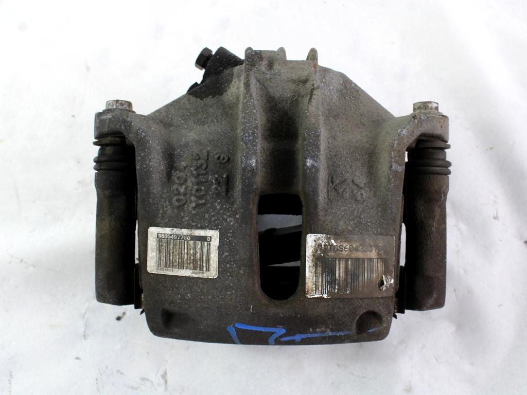 SPREDNJE DESNE ZAVORNE CELJUSTI  OEM N. 9805497780 ORIGINAL REZERVNI DEL CITROEN C3 PICASSO MK1R (2012 - 2017) DIESEL LETNIK 2016