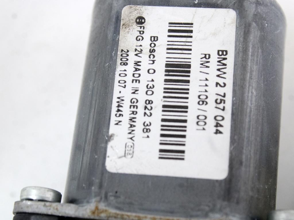 MEHANIZEM DVIGA SPREDNJIH STEKEL  OEM N. 22486 SISTEMA ALZACRISTALLO PORTA ANTERIORE ELETTR ORIGINAL REZERVNI DEL MINI ONE / COOPER BERLINA CABRIO R56 R57 (2007 - 2013) DIESEL LETNIK 2008