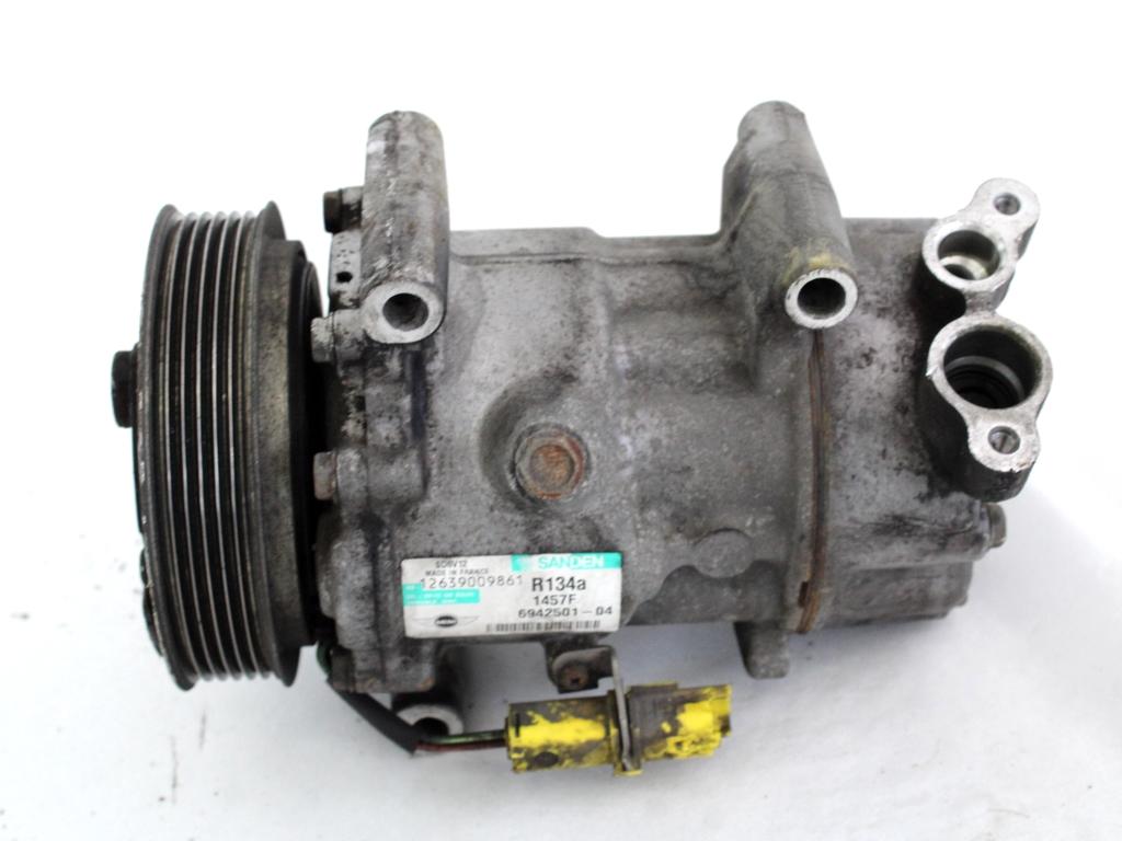 KOMPRESOR KLIME  OEM N. 6942501 ORIGINAL REZERVNI DEL MINI ONE / COOPER BERLINA CABRIO R56 R57 (2007 - 2013) DIESEL LETNIK 2008