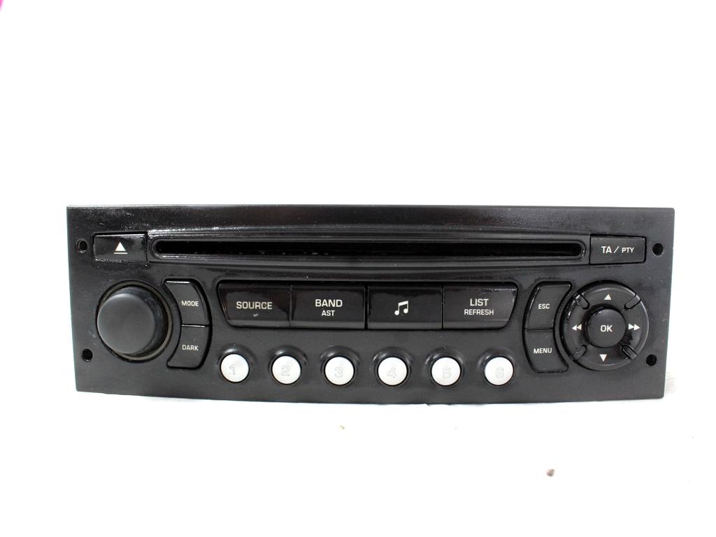 RADIO CD / OJACEVALNIK / IMETNIK HIFI OEM N. 9666959577 ORIGINAL REZERVNI DEL PEUGEOT 5008 0U 0E MK1 (2009 - 2013) DIESEL LETNIK 2010