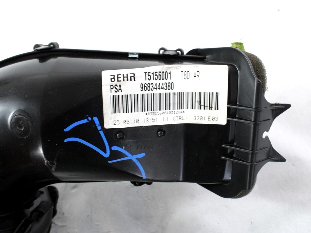 VENTILATOR  KABINE  OEM N. 9683444380 ORIGINAL REZERVNI DEL PEUGEOT 5008 0U 0E MK1 (2009 - 2013) DIESEL LETNIK 2010