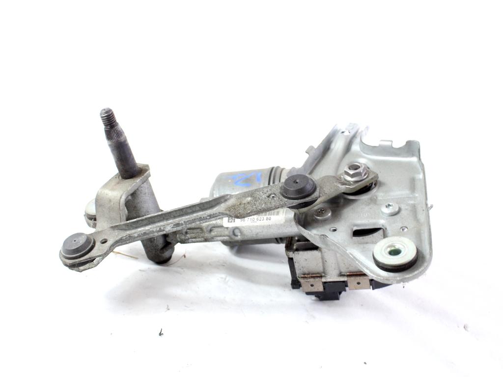 MOTORCEK PREDNJIH BRISALCEV OEM N. 9671062380 ORIGINAL REZERVNI DEL PEUGEOT 5008 0U 0E MK1 (2009 - 2013) DIESEL LETNIK 2010