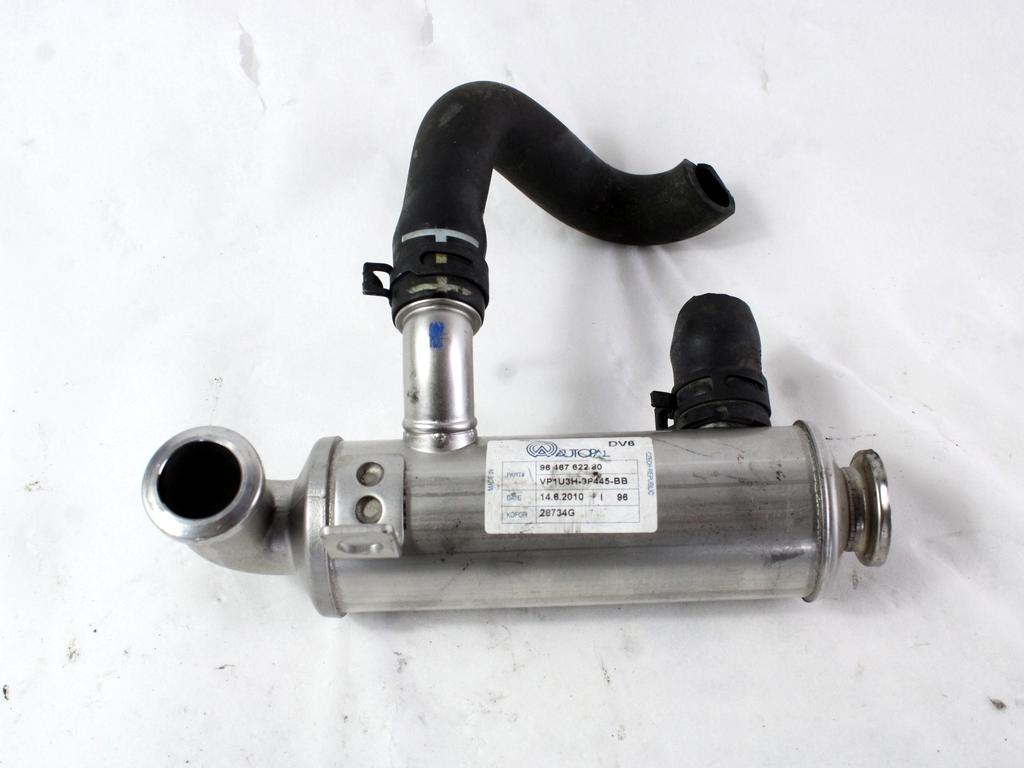 EGR VENTIL/IZMENJALNIK OEM N. 9646762280 ORIGINAL REZERVNI DEL PEUGEOT 5008 0U 0E MK1 (2009 - 2013) DIESEL LETNIK 2010