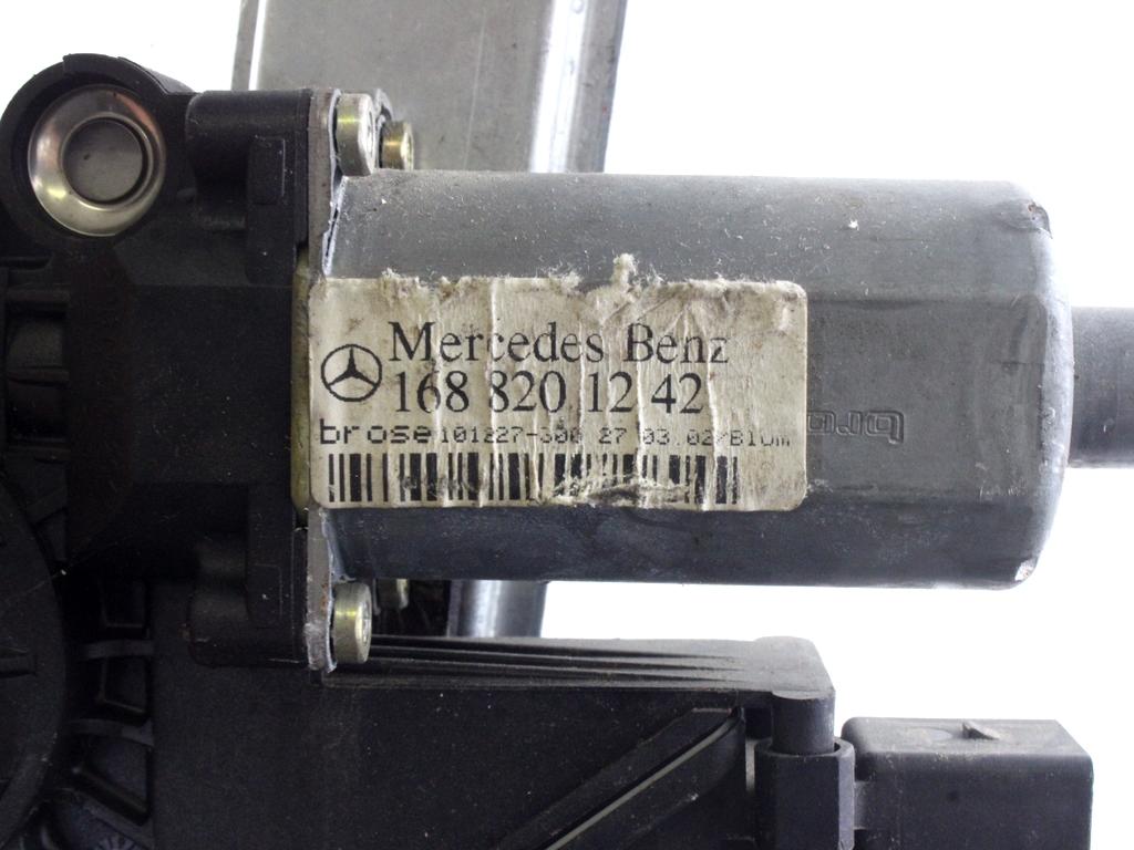 MEHANIZEM DVIGA ZADNJIH STEKEL  OEM N. 8387 SISTEMA ALZACRISTALLO PORTA POSTERIORE ELETTR ORIGINAL REZERVNI DEL MERCEDES CLASSE A W168 5P V168 3P 168.031 168.131 (1997 - 2000) BENZINA LETNIK 2000