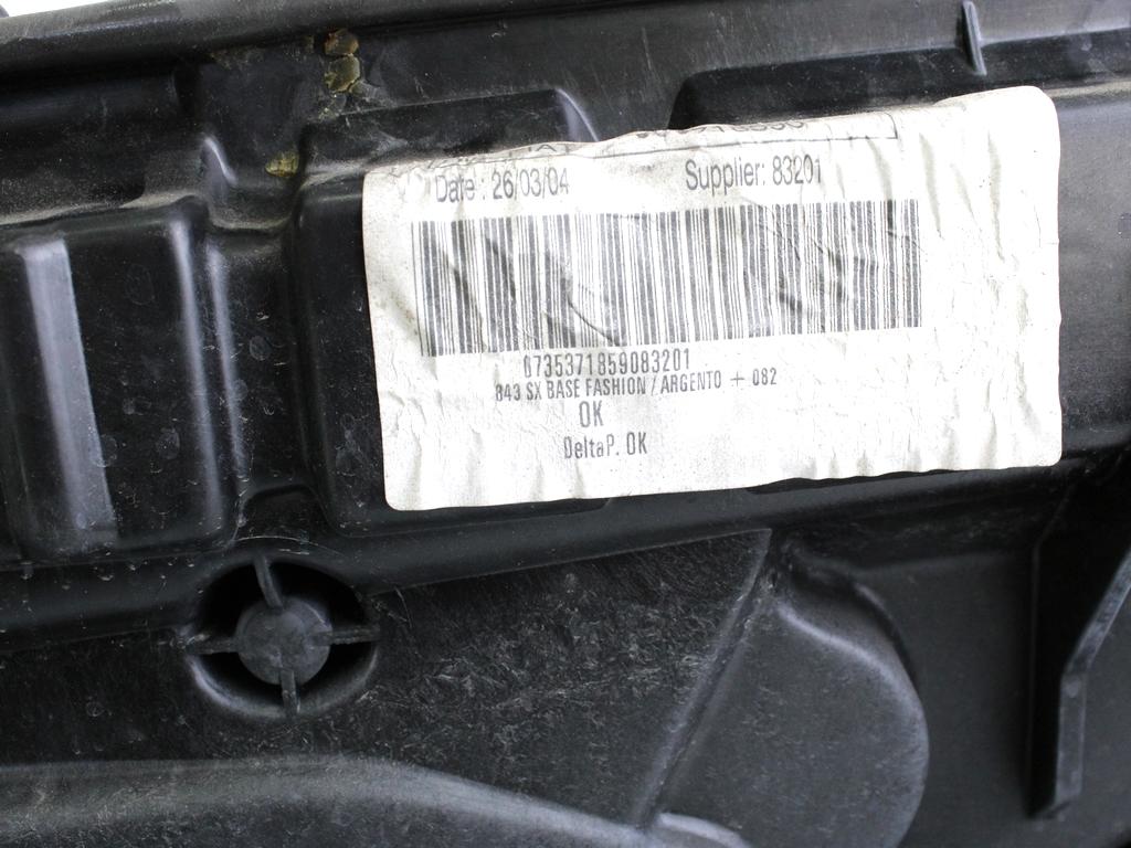 MEHANIZEM DVIGA SPREDNJIH STEKEL  OEM N. 17449 SISTEMA ALZACRISTALLO PORTA ANTERIORE ELETTR ORIGINAL REZERVNI DEL LANCIA Y YPSILON 843 (2003-2006) BENZINA LETNIK 2004