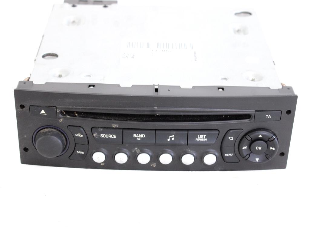 RADIO CD / OJACEVALNIK / IMETNIK HIFI OEM N. 98137862XT ORIGINAL REZERVNI DEL CITROEN BERLINGO MK2 (2008 -2018) DIESEL LETNIK 2016