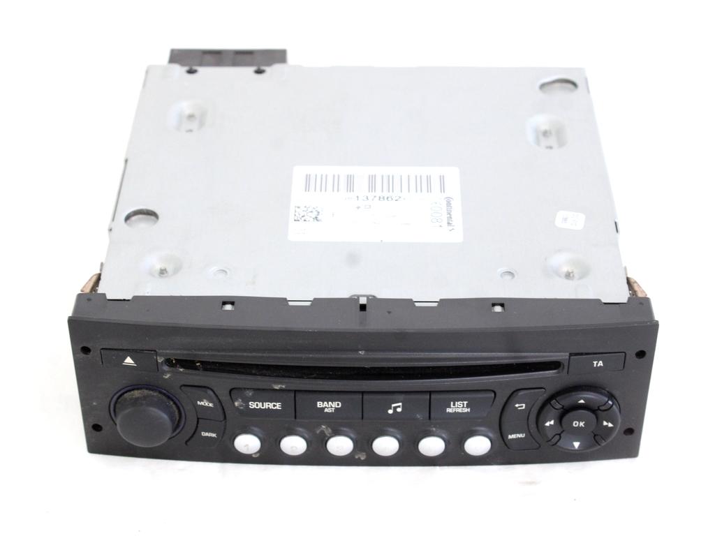 RADIO CD / OJACEVALNIK / IMETNIK HIFI OEM N. 98137862XT ORIGINAL REZERVNI DEL CITROEN BERLINGO MK2 (2008 -2018) DIESEL LETNIK 2016