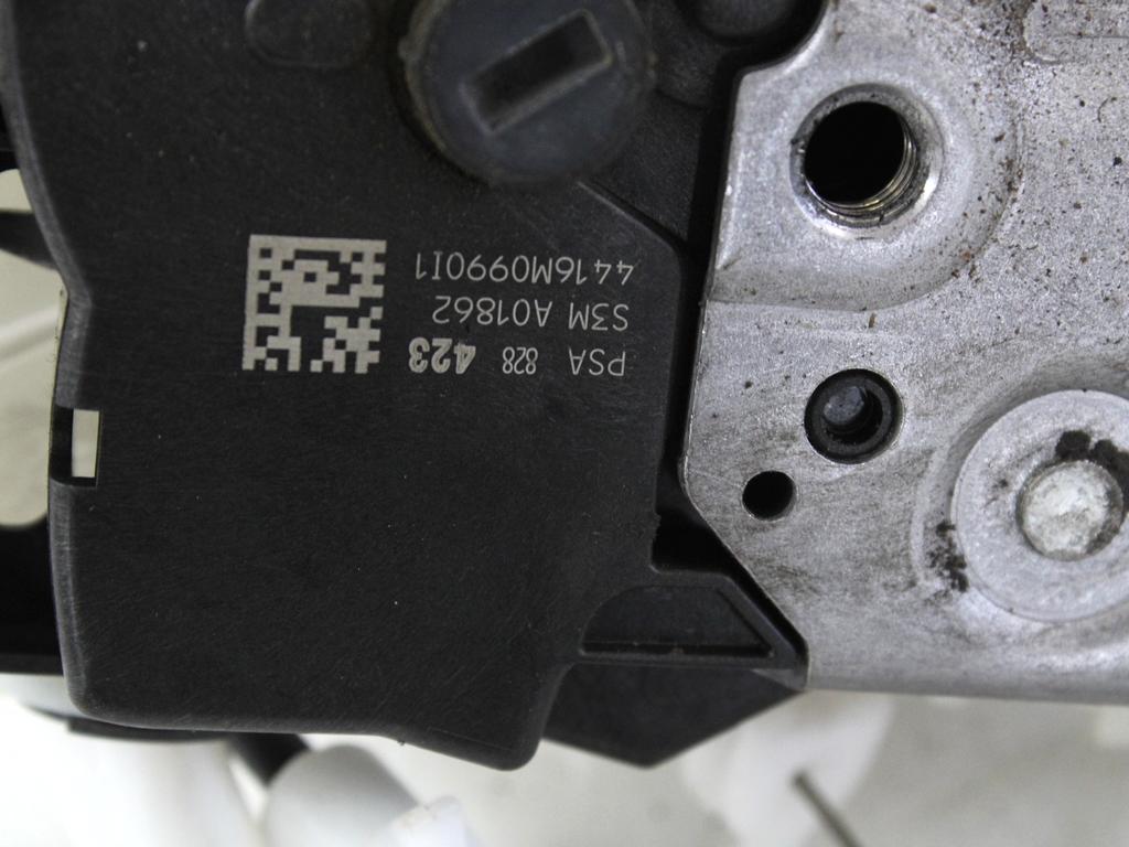 CENTRALNO ZAKLEPANJE ZADNJIH DESNIH VRAT OEM N. 9137N8 ORIGINAL REZERVNI DEL CITROEN BERLINGO MK2 (2008 -2018) DIESEL LETNIK 2016