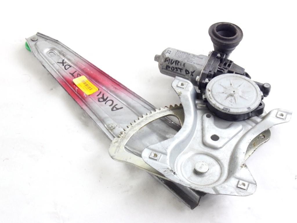 MEHANIZEM DVIGA ZADNJIH STEKEL  OEM N. 55249 SISTEMA ALZACRISTALLO PORTA POSTERIORE ELETT ORIGINAL REZERVNI DEL TOYOTA YARIS P13 MK3 XP130 (2011-2017)IBRIDO (ELETRICO-BENZINA) LETNIK 2014