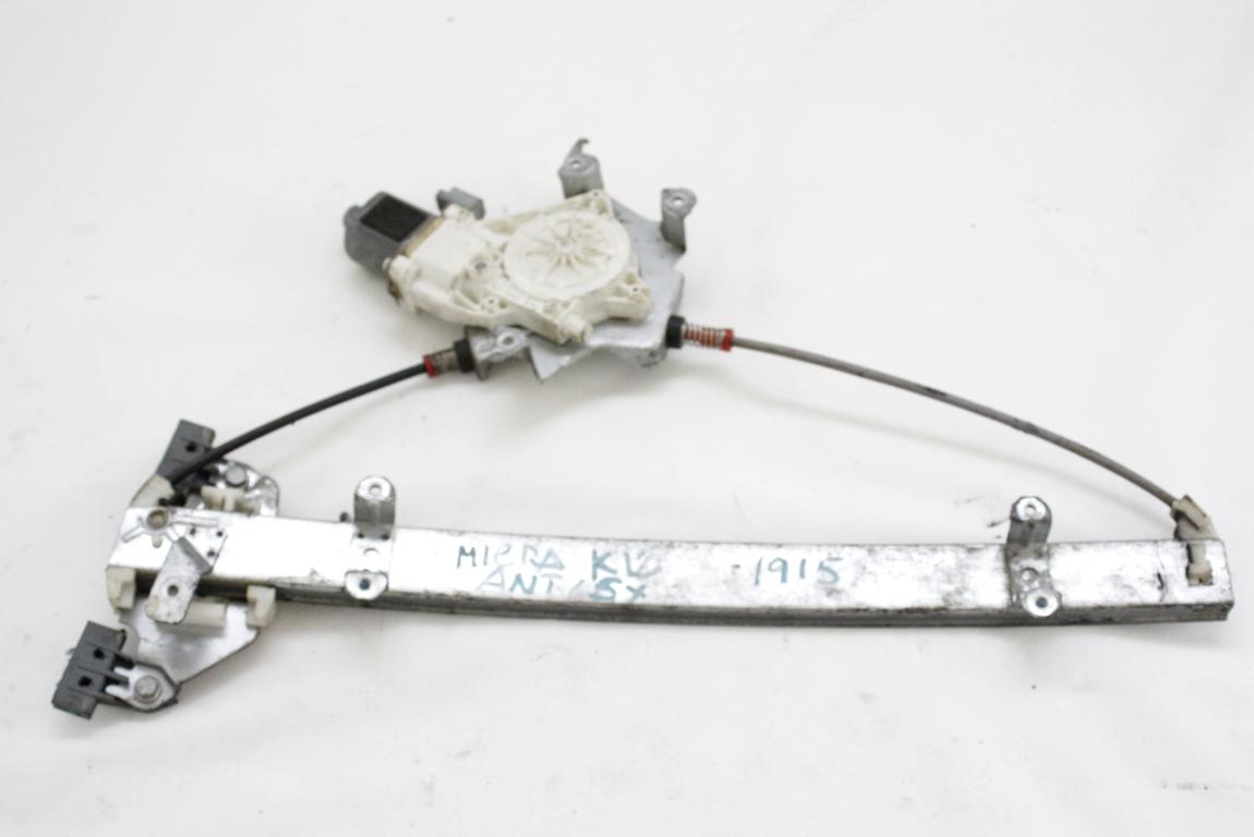 MEHANIZEM DVIGA SPREDNJIH STEKEL  OEM N. 17158 SISTEMA ALZACRISTALLO PORTA ANTERIORE ELETT ORIGINAL REZERVNI DEL NISSAN MICRA K12 K12E MK3 (2002 - 2010) BENZINA/GPL LETNIK 2009