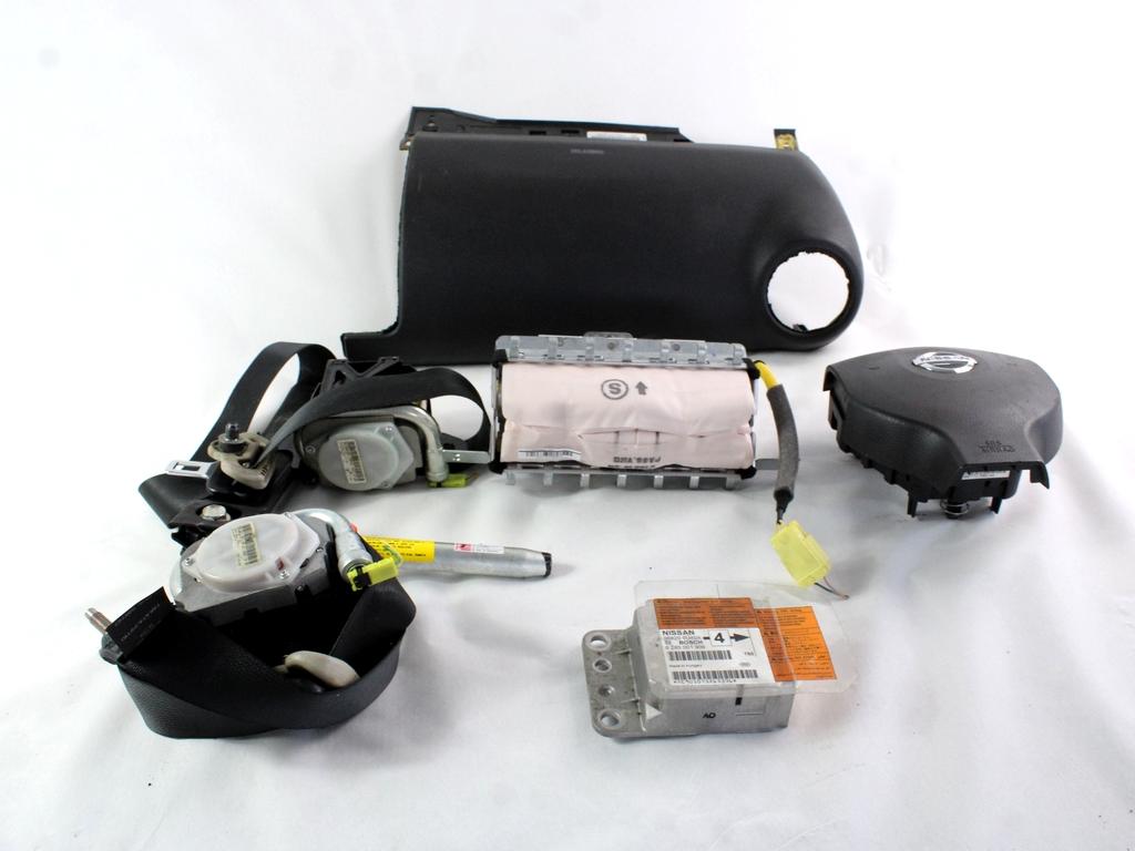 KIT AIRBAG KOMPLET OEM N. 19174 KIT AIRBAG COMPLETO ORIGINAL REZERVNI DEL NISSAN NOTE E11 MK1 (2005 - 2013)BENZINA LETNIK 2007