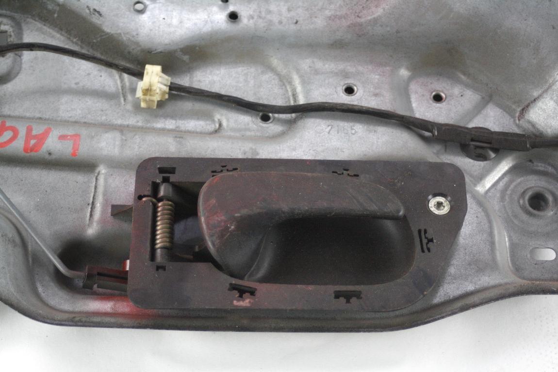 MEHANIZEM DVIGA SPREDNJIH STEKEL  OEM N. 28639 SISTEMA ALZACRISTALLO PORTA ANTERIORE ELETTR ORIGINAL REZERVNI DEL RENAULT LAGUNA B56 556 K56 MK1 BER/SW (1993 - 2000) BENZINA LETNIK 1995