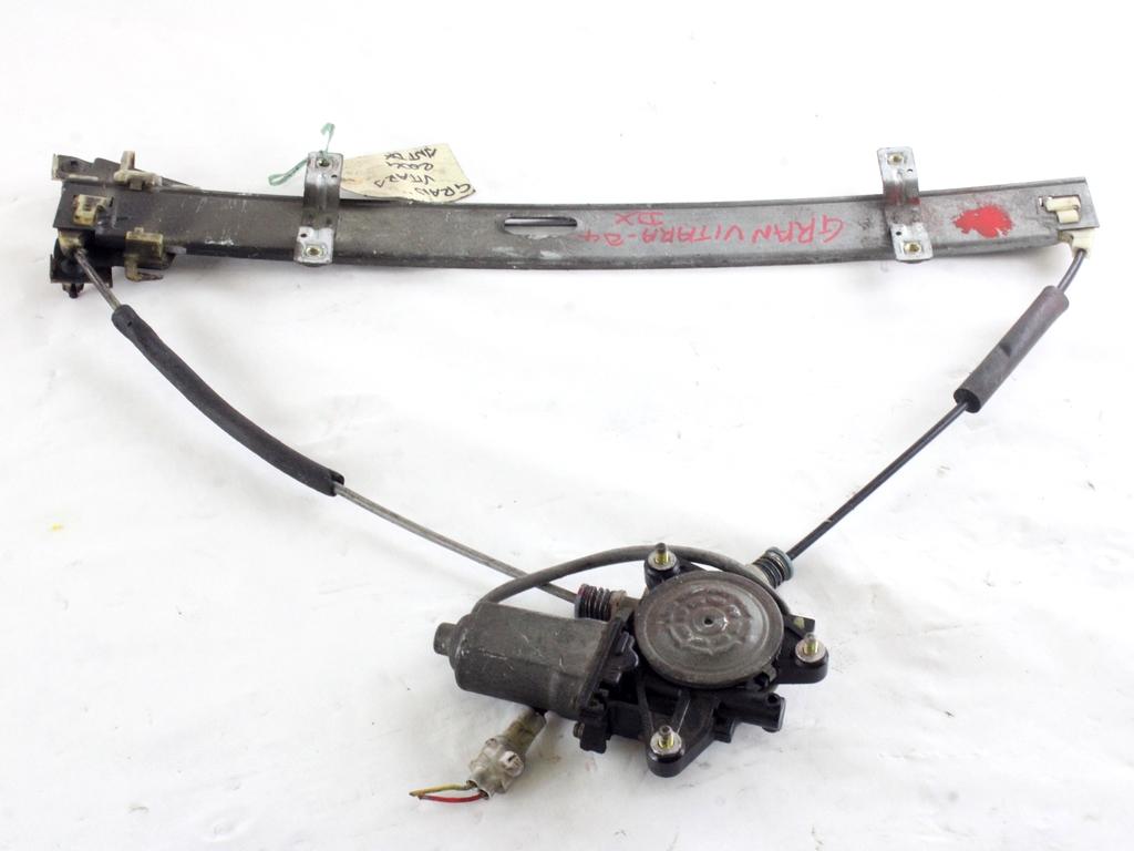 MEHANIZEM DVIGA SPREDNJIH STEKEL  OEM N. 34976 SISTEMA ALZACRISTALLO PORTA ANTERIORE ELETTR ORIGINAL REZERVNI DEL SUZUKI GRAND VITARA FT HT GT MK1 (1999 - 2006) DIESEL LETNIK 2005