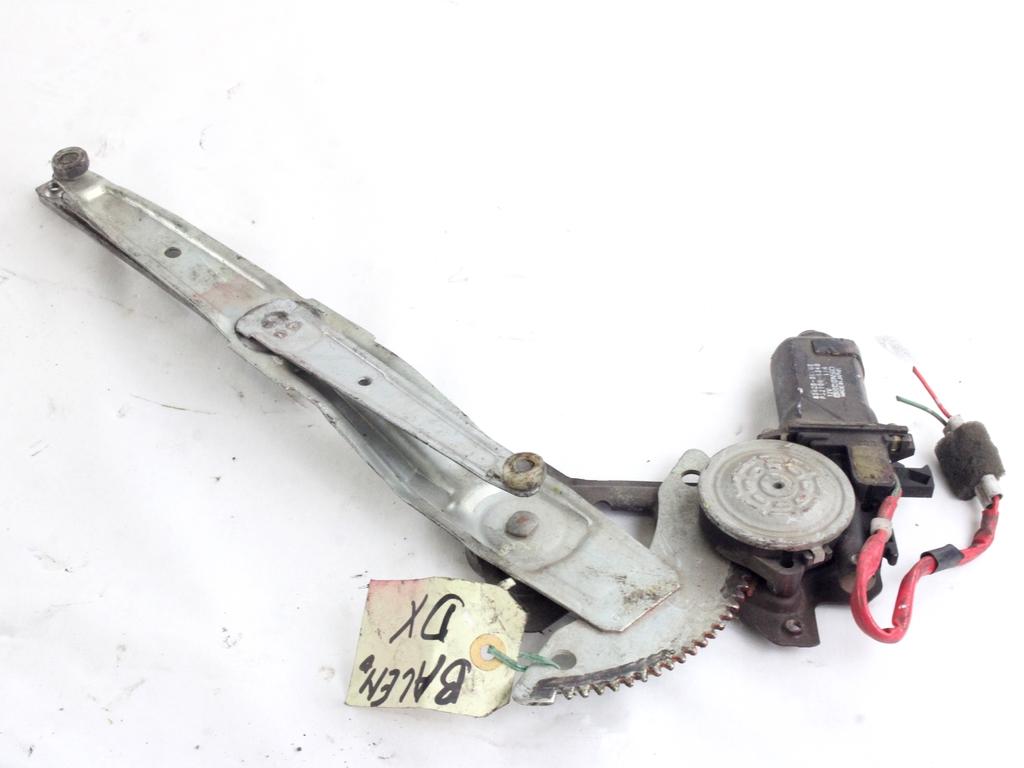 MEHANIZEM DVIGA SPREDNJIH STEKEL  OEM N. 4770 SISTEMA ALZACRISTALLO PORTA ANTERIORE ELETTRI ORIGINAL REZERVNI DEL SUZUKI BALENO EG (1995 - 2001) BENZINA LETNIK 1996