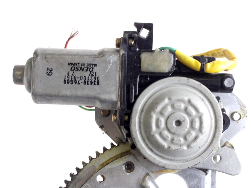 MEHANIZEM DVIGA SPREDNJIH STEKEL  OEM N. 17701 SISTEMA ALZACRISTALLO PORTA ANTERIORE ELETTR ORIGINAL REZERVNI DEL SUZUKI IGNIS MK MK2 (2003 - 2008) DIESEL LETNIK 2005