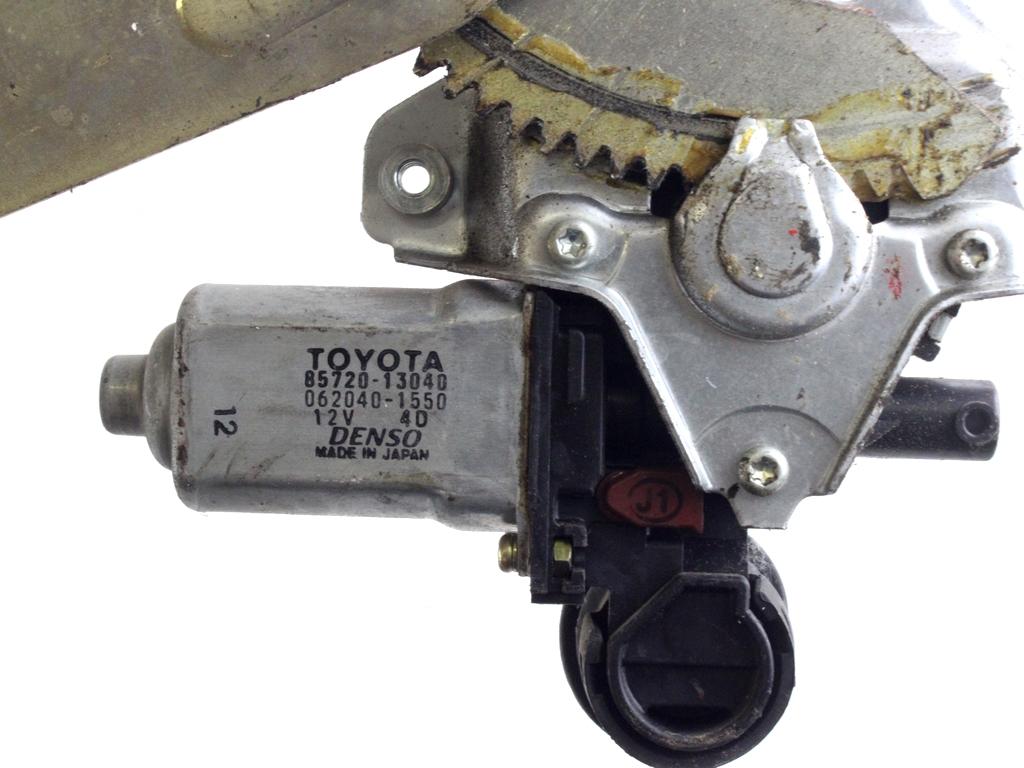 MEHANIZEM DVIGA ZADNJIH STEKEL  OEM N. 16385 SISTEMA ALZACRISTALLO PORTA POSTERIORE ELETT ORIGINAL REZERVNI DEL TOYOTA COROLLA VERSO E12 (2001 - 2004) DIESEL LETNIK 2002