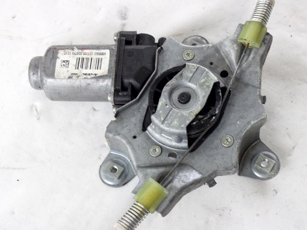 MEHANIZEM DVIGA SPREDNJIH STEKEL  OEM N. 23485 SISTEMA ALZACRISTALLO PORTA ANTERIORE ELETTR ORIGINAL REZERVNI DEL RENAULT TWINGO CN0 MK2 (09/2006 - 11/2011) BENZINA LETNIK 2009