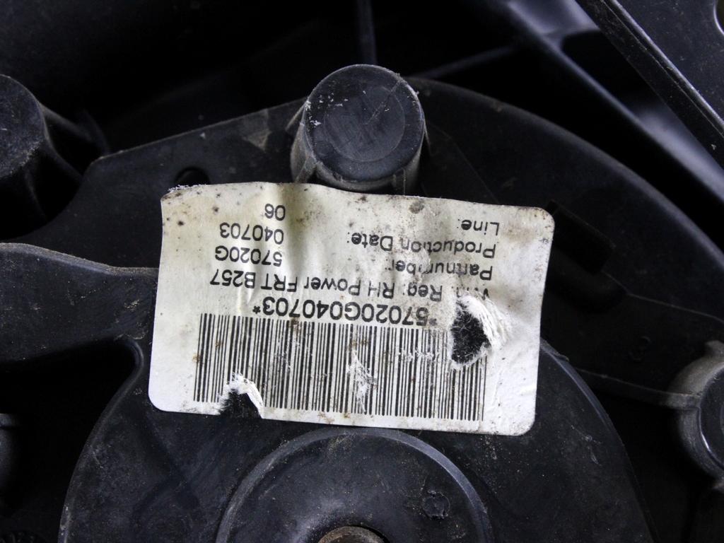 MEHANIZEM DVIGA SPREDNJIH STEKEL  OEM N. 16102 SISTEMA ALZACRISTALLO PORTA ANTERIORE ELETTR ORIGINAL REZERVNI DEL FORD FIESTA JH JD MK5 R (2005 - 2008) DIESEL LETNIK 2006