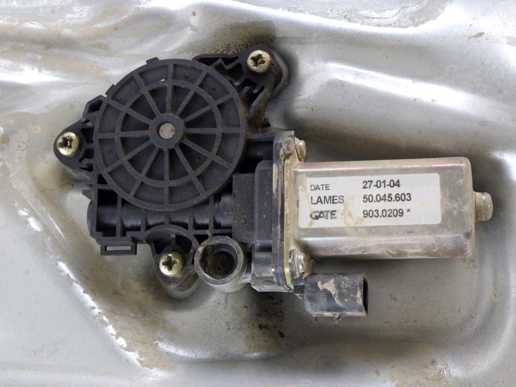 MEHANIZEM DVIGA SPREDNJIH STEKEL  OEM N. 17840 SISTEMA ALZACRISTALLO PORTA ANTERIORE ELETTR ORIGINAL REZERVNI DEL FIAT IDEA 350 (2003 - 2008) BENZINA LETNIK 2005