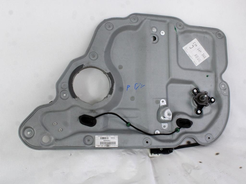 ROCNI SISTEM ZA DVIGOVANJE ZADNJEGA STEKLA  OEM N. 1T0839462N ORIGINAL REZERVNI DEL VOLKSWAGEN TOURAN 1T2 MK1 R1 (2006 - 2010)DIESEL LETNIK 2007