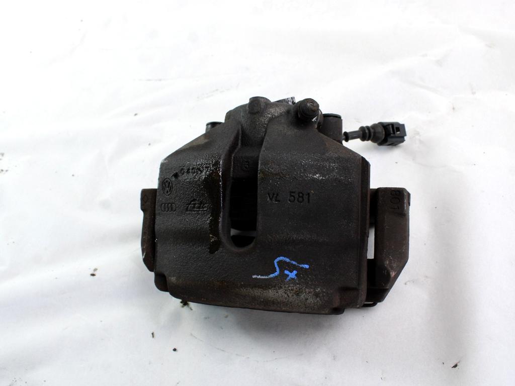 SPREDNJE LEVE ZAVORNE CELJUSTI  OEM N. 1K0615123E ORIGINAL REZERVNI DEL VOLKSWAGEN TOURAN 1T2 MK1 R1 (2006 - 2010)DIESEL LETNIK 2007