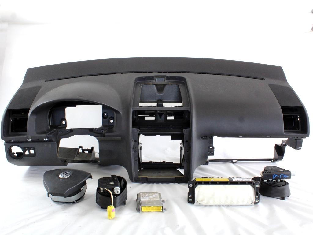 KIT AIRBAG KOMPLET OEM N. 17768 KIT AIRBAG COMPLETO ORIGINAL REZERVNI DEL VOLKSWAGEN TOURAN 1T2 MK1 R1 (2006 - 2010)DIESEL LETNIK 2007