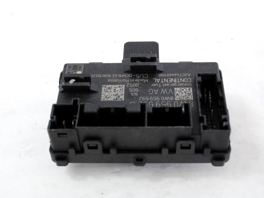 RACUNALNIK VRAT IN STEKEL OEM N. 8W0959592G ORIGINAL REZERVNI DEL AUDI A4 B9 BER/SW/ALLROAD (2015 - 2019)DIESEL LETNIK 2016