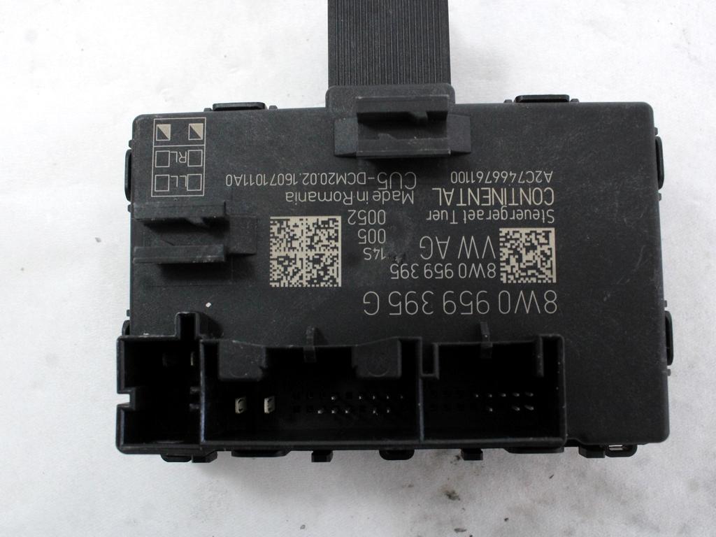 RACUNALNIK VRAT IN STEKEL OEM N. 8W0959395G ORIGINAL REZERVNI DEL AUDI A4 B9 BER/SW/ALLROAD (2015 - 2019)DIESEL LETNIK 2016