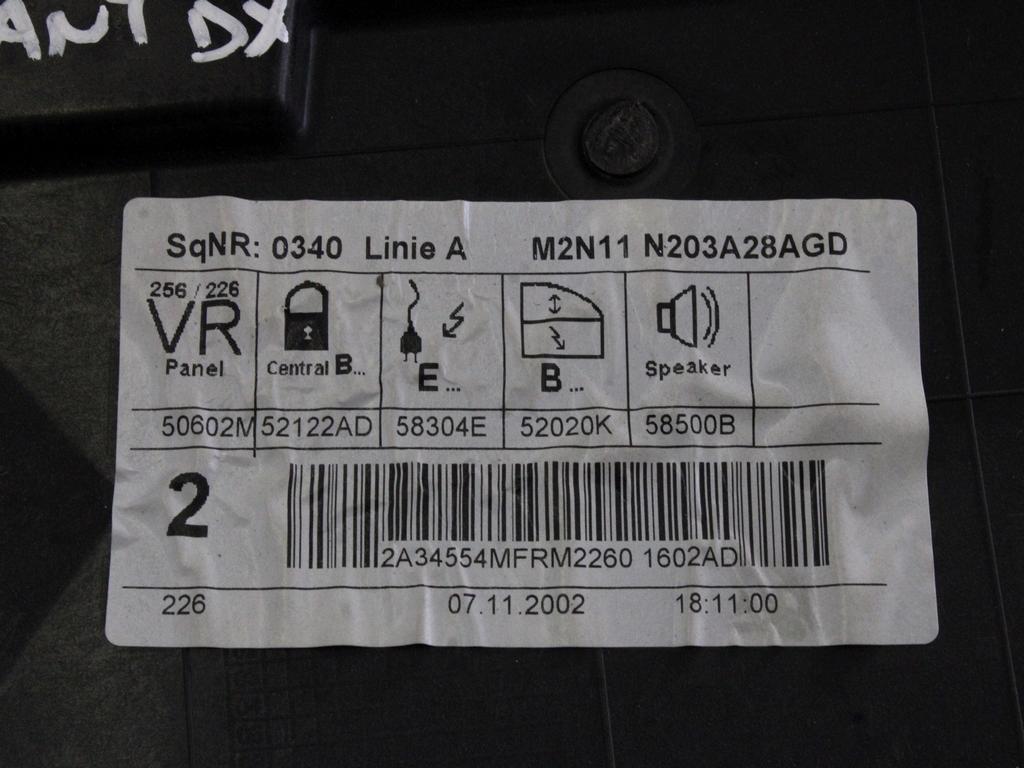 MEHANIZEM DVIGA SPREDNJIH STEKEL  OEM N. 22529 SISTEMA ALZACRISTALLO PORTA ANTERIORE ELETTR ORIGINAL REZERVNI DEL FORD FOCUS CMAX DM2 MK1 R (04/2007 - 2010) DIESEL LETNIK 2009