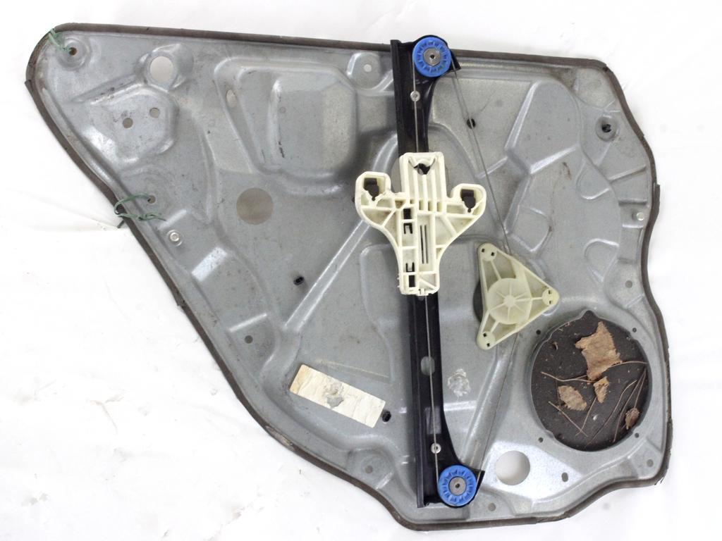 MEHANIZEM DVIGA ZADNJIH STEKEL  OEM N. 16105 SISTEMA ALZACRISTALLO PORTA POSTERIORE ELETT ORIGINAL REZERVNI DEL VOLKSWAGEN POLO 9N R (2005 - 10/2009) DIESEL LETNIK 2009