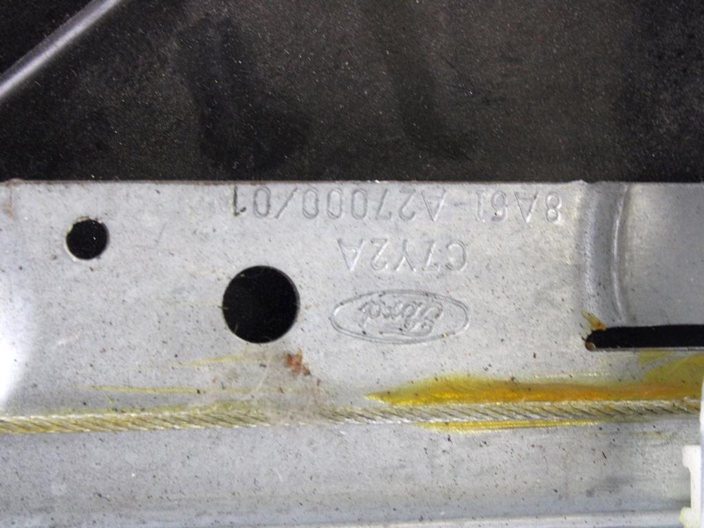 MEHANIZEM DVIGA ZADNJIH STEKEL  OEM N. 28236 SISTEMA ALZACRISTALLO PORTA POSTERIORE ELETT ORIGINAL REZERVNI DEL FORD FIESTA CB1 CNN MK6 (09/2008 - 11/2012) BENZINA LETNIK 2011