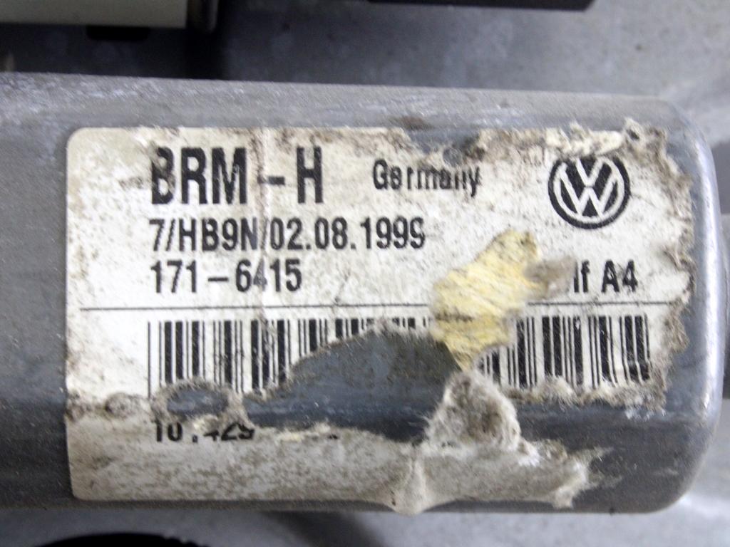 MEHANIZEM DVIGA ZADNJIH STEKEL  OEM N. 8461 SISTEMA ALZACRISTALLO PORTA POSTERIORE ELETTR ORIGINAL REZERVNI DEL VOLKSWAGEN GOLF IV 1J1 1E7 1J5 MK4 BER/SW (1998 - 2004) DIESEL LETNIK 1998