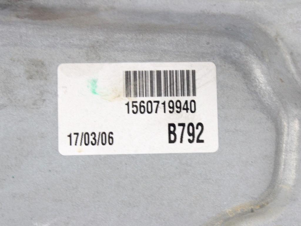 MEHANIZEM DVIGA SPREDNJIH STEKEL  OEM N. 18930 SISTEMA ALZACRISTALLO PORTA ANTERIORE ELETTR ORIGINAL REZERVNI DEL ALFA ROMEO 159 939 BER/SW (2005 - 2013) DIESEL LETNIK 2006