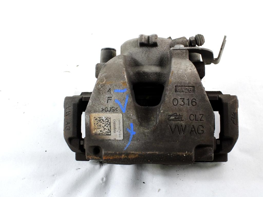 SPREDNJE DESNE ZAVORNE CELJUSTI  OEM N. 8W0615124 ORIGINAL REZERVNI DEL AUDI A4 B9 BER/SW/ALLROAD (2015 - 2019)DIESEL LETNIK 2016