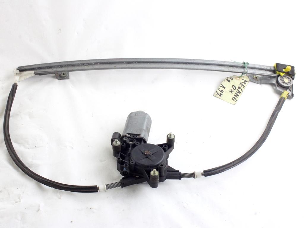 MEHANIZEM DVIGA SPREDNJIH STEKEL  OEM N. 5251 SISTEMA ALZACRISTALLO PORTA ANTERIORE ELETTRI ORIGINAL REZERVNI DEL RENAULT MEGANE MK1 BA0/1 EA0/1 LA0/1 DA0/1 KA0/1 (1995 -2003)BENZINA LETNIK 1996