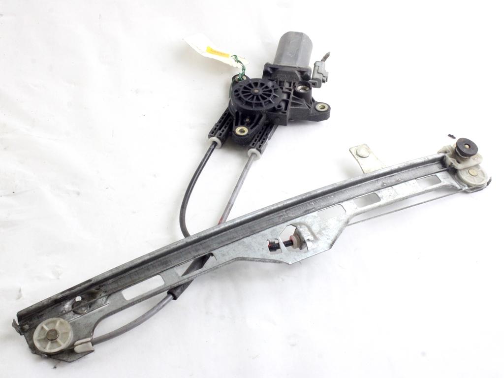 MEHANIZEM DVIGA SPREDNJIH STEKEL  OEM N. 11422 SISTEMA ALZACRISTALLO PORTA ANTERIORE ELETTR ORIGINAL REZERVNI DEL PEUGEOT 306 7A 7B 7C 7D 7E N3 N5 R (1997 - 04/2002) DIESEL LETNIK 1998