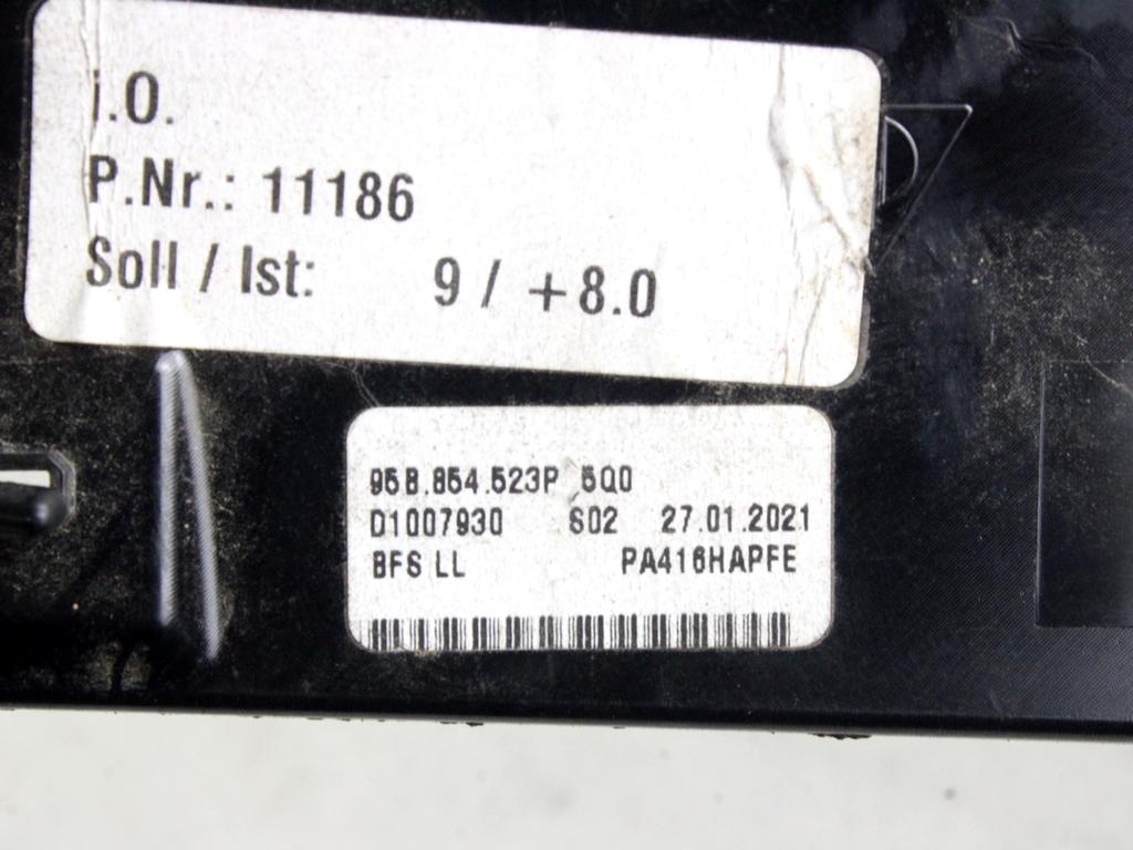 ARMATURNA PLO?CA OEM N. 95B854523P5Q0 ORIGINAL REZERVNI DEL PORSCHE MACAN 95B MK1 R (2018-2022)BENZINA LETNIK 2021