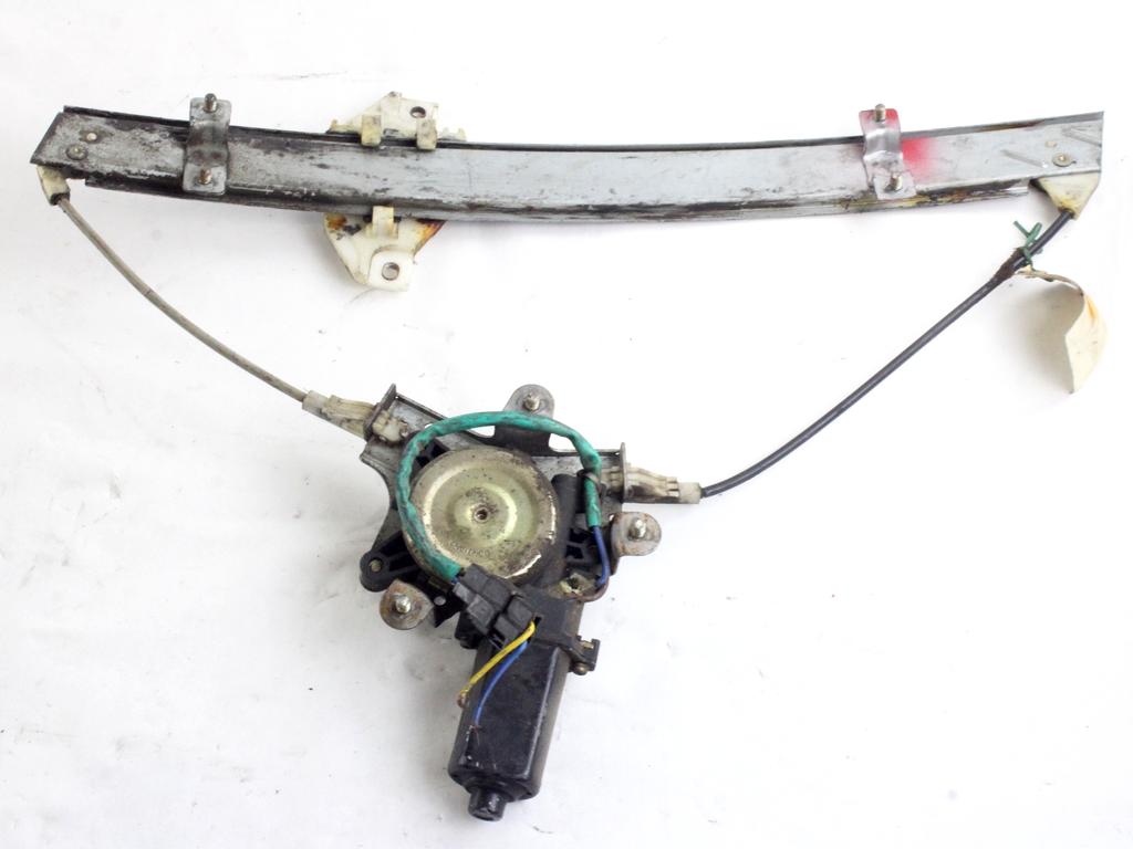 MEHANIZEM DVIGA SPREDNJIH STEKEL  OEM N. 54950 SISTEMA ALZACRISTALLO PORTA ANTERIORE ELETTR ORIGINAL REZERVNI DEL DAEWOO LANOS T100 (1997 - 2002)BENZINA LETNIK 1999