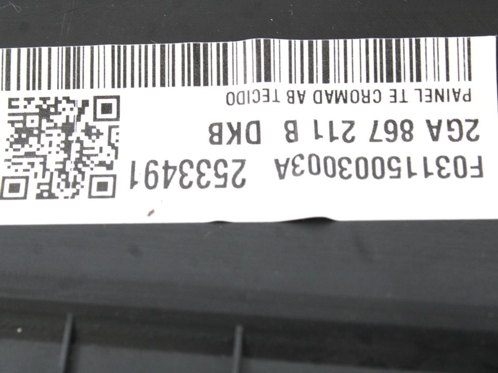 VRATNI PANEL OEM N. PNPSTVWTROCA11SV5P ORIGINAL REZERVNI DEL VOLKSWAGEN T-ROC A11 (DAL 2017)  DIESEL LETNIK 2020