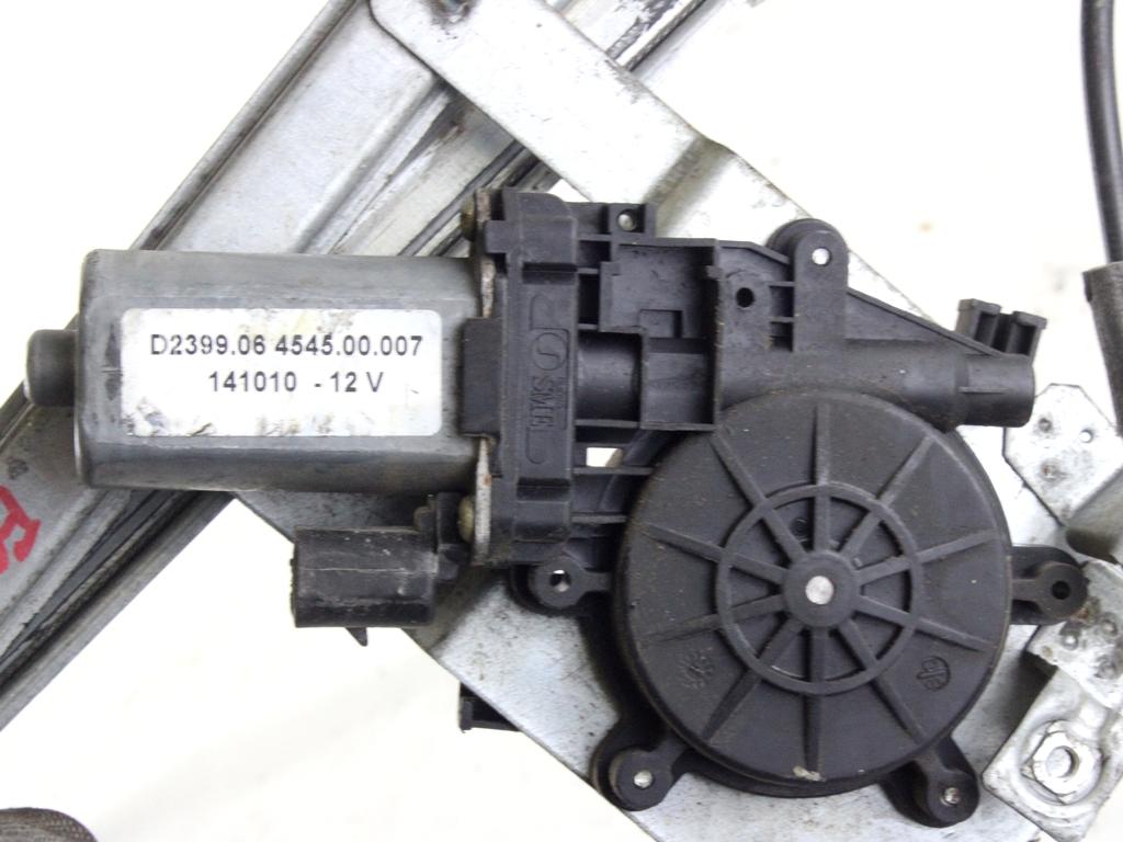 MEHANIZEM DVIGA SPREDNJIH STEKEL  OEM N. 10541 SISTEMA ALZACRISTALLO PORTA ANTERIORE ELETTR ORIGINAL REZERVNI DEL LAND ROVER FREELANDER L314 3/5 PORTE (1997 - 2000) DIESEL LETNIK 1999