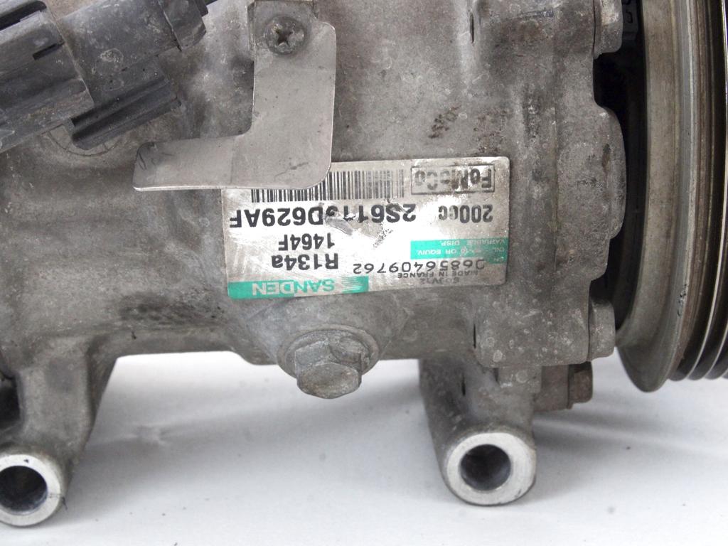 KOMPRESOR KLIME  OEM N. 2S6119D629AF ORIGINAL REZERVNI DEL FORD FIESTA JH JD MK5 R (2005 - 2008) DIESEL LETNIK 2007