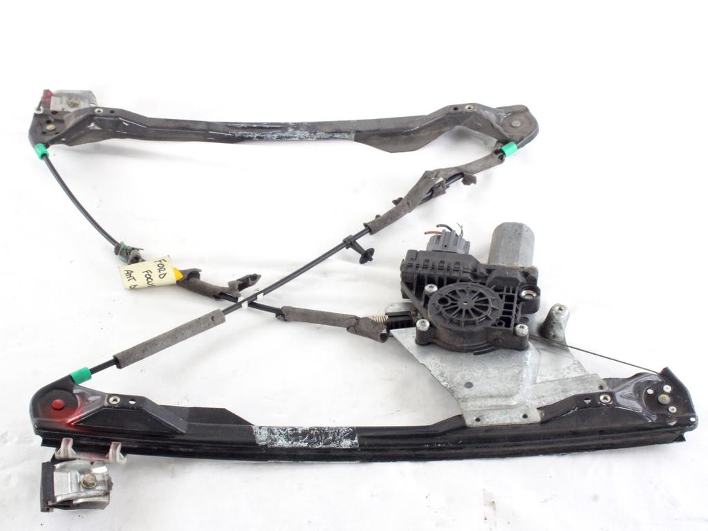 MEHANIZEM DVIGA SPREDNJIH STEKEL  OEM N. 15810 SISTEMA ALZACRISTALLO PORTA ANTERIORE ELETTR ORIGINAL REZERVNI DEL FORD FOCUS DAW DBW DNW MK1 BER/SW (1998-2001)DIESEL LETNIK 2001