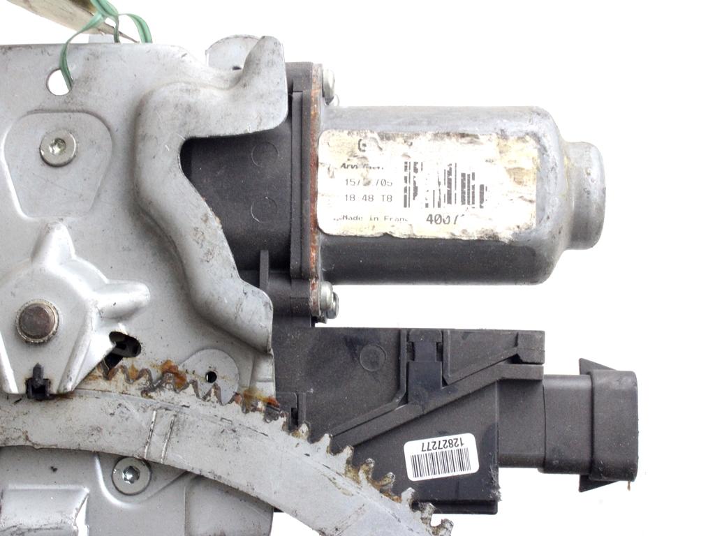 MEHANIZEM DVIGA SPREDNJIH STEKEL  OEM N. 17205 SISTEMA ALZACRISTALLO PORTA ANTERIORE ELETTR ORIGINAL REZERVNI DEL OPEL MERIVA A X03 (2003 - 2006) DIESEL LETNIK 2004