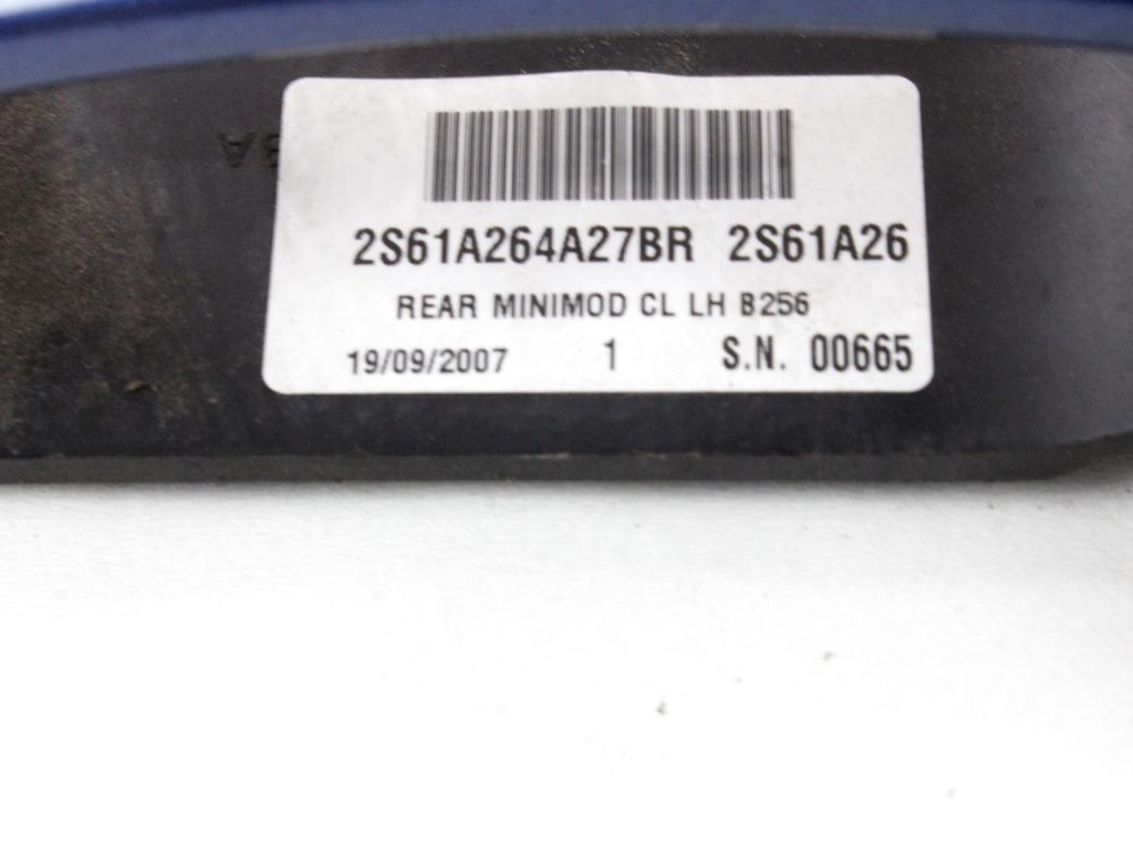 ZUNANJA KLJUKA ZADNJA LEVA VRATA OEM N. 2S61A264A27BR ORIGINAL REZERVNI DEL FORD FIESTA JH JD MK5 R (2005 - 2008) DIESEL LETNIK 2007