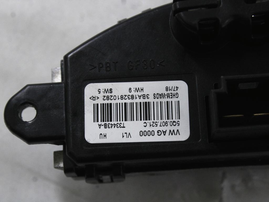 REGULATOR PREZRACEVANJA OEM N. 5Q0907521C ORIGINAL REZERVNI DEL AUDI A3 MK3R 8V 8V1 8VK 8VS 8VM 8V7 8VE 3P/5P/CABRIO (2016 -2020)DIESEL LETNIK 2018