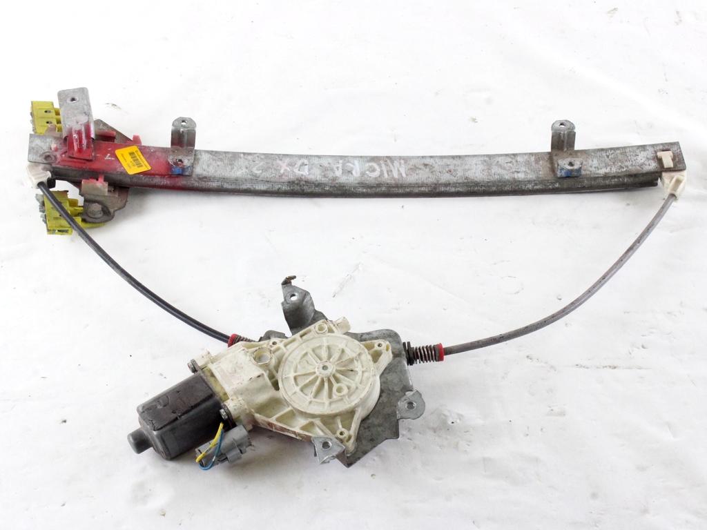 MEHANIZEM DVIGA SPREDNJIH STEKEL  OEM N. 123958 SISTEMA ALZACRISTALLO PORTA ANTERIORE ELETT ORIGINAL REZERVNI DEL NISSAN MICRA K12 K12E MK3 (2002 - 2010) BENZINA/GPL LETNIK 2009