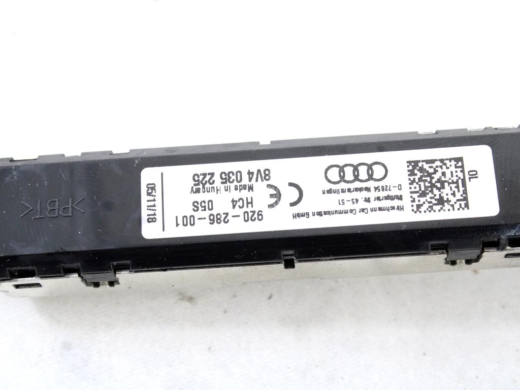 OJACEVALEC / ANTENA OEM N. 8V4035225 ORIGINAL REZERVNI DEL AUDI A3 MK3R 8V 8V1 8VK 8VS 8VM 8V7 8VE 3P/5P/CABRIO (2016 -2020)DIESEL LETNIK 2018