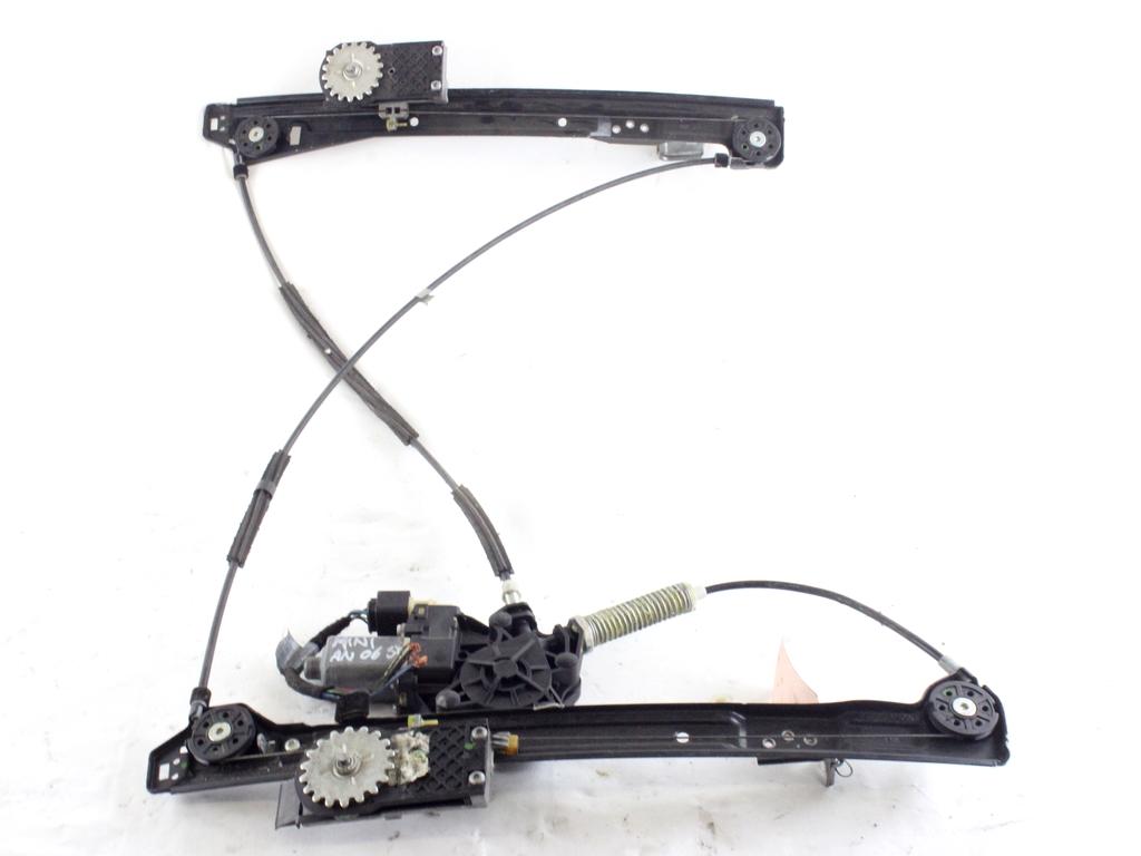 MEHANIZEM DVIGA SPREDNJIH STEKEL  OEM N. 22486 SISTEMA ALZACRISTALLO PORTA ANTERIORE ELETTR ORIGINAL REZERVNI DEL MINI ONE / COOPER BERLINA CABRIO R56 R57 (2007 - 2013) DIESEL LETNIK 2009