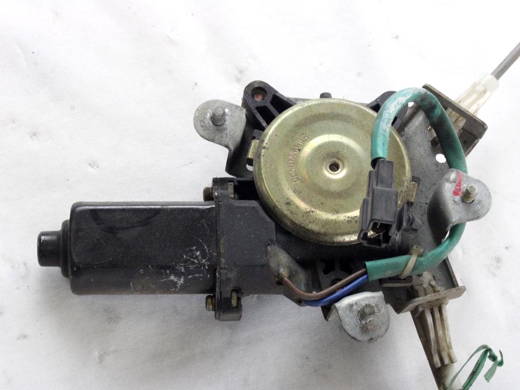 MEHANIZEM DVIGA SPREDNJIH STEKEL  OEM N. 54950 SISTEMA ALZACRISTALLO PORTA ANTERIORE ELETTR ORIGINAL REZERVNI DEL DAEWOO LANOS T100 (1997 - 2002)BENZINA LETNIK 1999