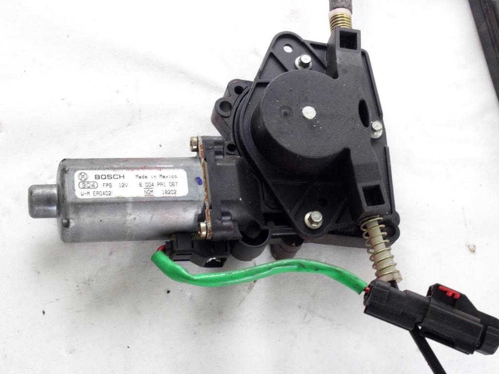 MEHANIZEM DVIGA SPREDNJIH STEKEL  OEM N. 16477 SISTEMA ALZACRISTALLO PORTA ANTERIORE ELETTR ORIGINAL REZERVNI DEL JEEP GRAND CHEROKEE WJ WG MK2 (1999 - 04/2005) DIESEL LETNIK 2003